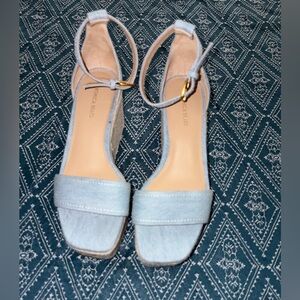 Veronica Beard Gianna Raffia Wedges